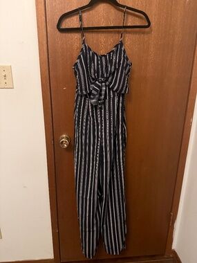 Striped jumpsuit